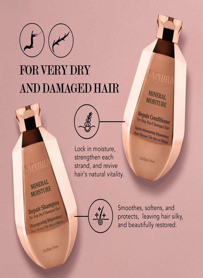 سافيرا مجموعة شامبو وبلسم لإصلاح البشرة بالترطيب المعدني (250 مل 8.5 أونصة) - Image 2